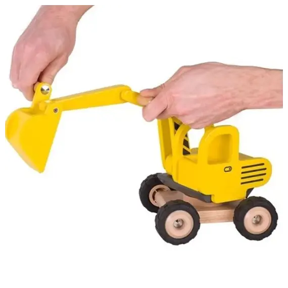 ხის ექსკავატორი goki Machine woodeni Excavator (yellow) 55898G , 2 image - Primestore.ge