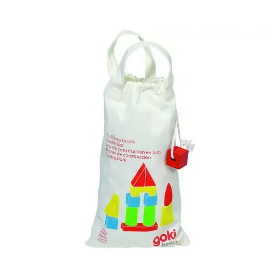 ხის სამშენებლო ბლოკები goki Building blocks, basic. 58575 , 3 image - Primestore.ge