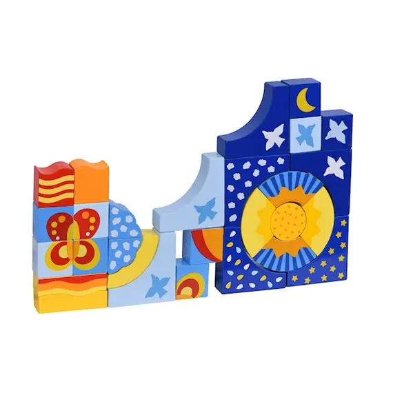 ასაწყობი ფაზლი goki Designer wooden Butterflies 58646G , 3 image - Primestore.ge