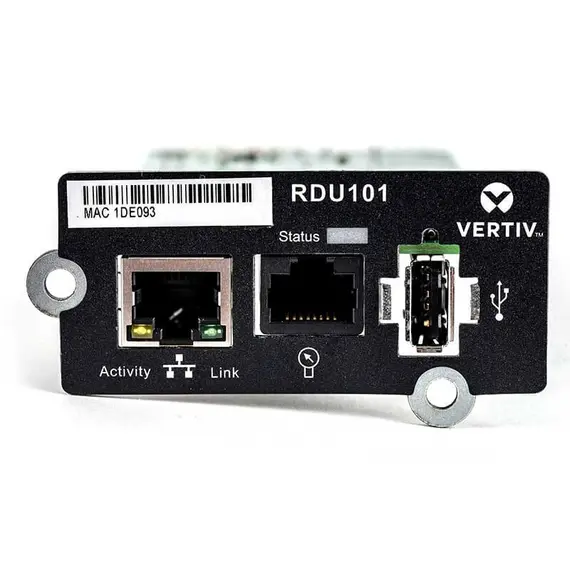 საკომუნიკაციო ბარათი Vertivâ„¢ LiebertÂ® Intellislot RDU101 Communications Card  - Primestore.ge
