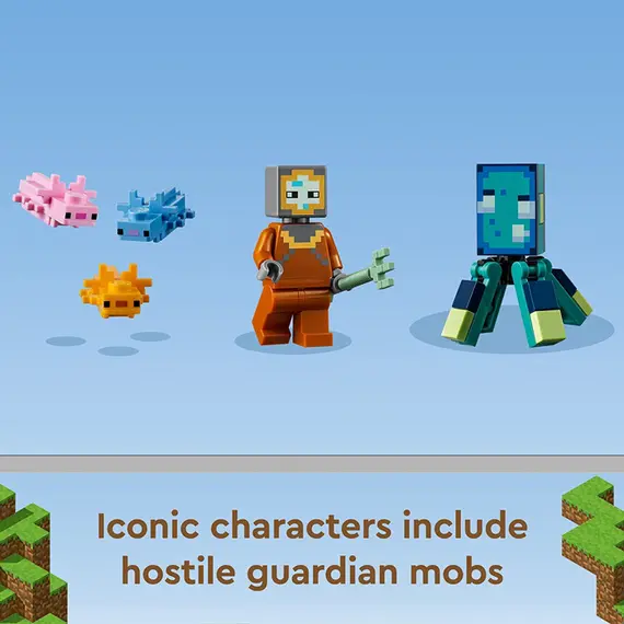 სათამაშო ლეგო LEGO Minecraft The Guardian Duel , 3 image - Primestore.ge
