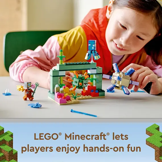 სათამაშო ლეგო LEGO Minecraft The Guardian Duel , 2 image - Primestore.ge
