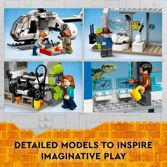 ლეგო LEGO Jurassic World Giganotosaurus & Therizinosaurus Attack 24 , 3 image - Primestore.ge