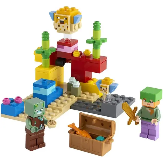 ლეგო LEGO Minecraft The Coral Reef , 2 image - Primestore.ge