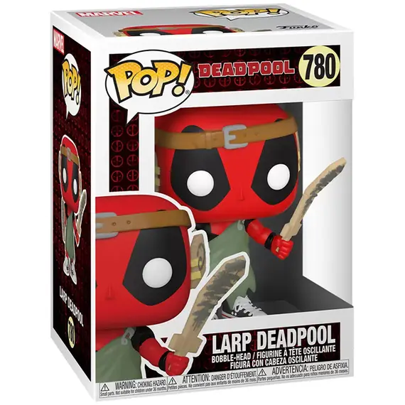 საკოლექციო ფიგურა Funko POP! Bobble Marvel Deadpool 30th LARP Deadpool 54690 , 2 image - Primestore.ge