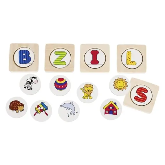 სამაგიდო თამაში Goki Memo game, learning the alphabet 56719G , 2 image - Primestore.ge