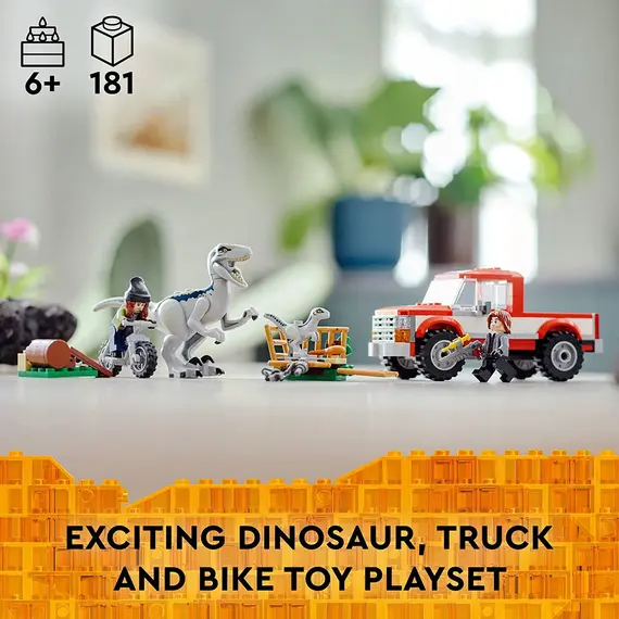 ლეგო LEGO Jurassic World Blue & Beta Velociraptor Capture , 2 image - Primestore.ge