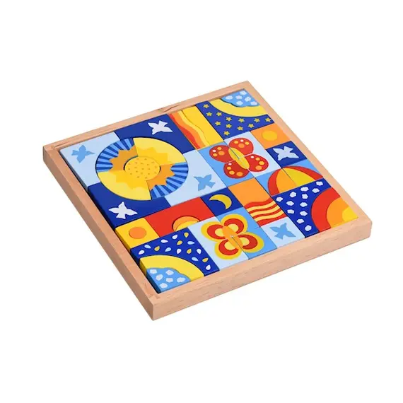 ასაწყობი ფაზლი goki Designer wooden Butterflies 58646G , 2 image - Primestore.ge