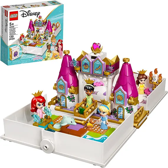 Toy LEGO LEGO Ariel, Belle, Cinderella and Tiana's Storybook Adventures