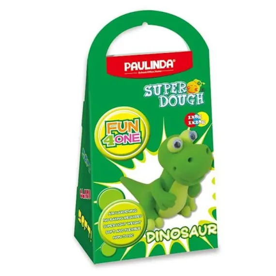 სუპერ PAULINDA Super Dough Paulinda Fun4one Dinosaur self-adhesive moving eyes  - Primestore.ge