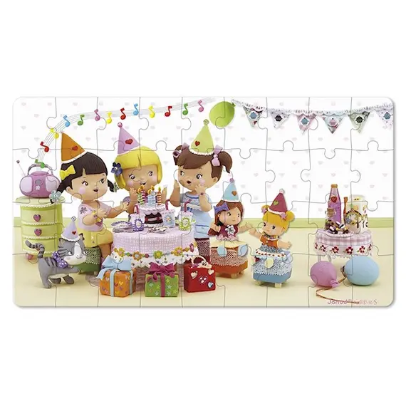 ასაწყობი ფაზლი Janod Set of 2 puzzles The Juliet Festival J02768 , 2 image - Primestore.ge
