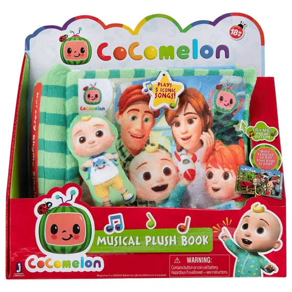 სათამაშო წიგნი CoComelon Feature Roleplay Nursery Rhyme Singing Time  - Primestore.ge