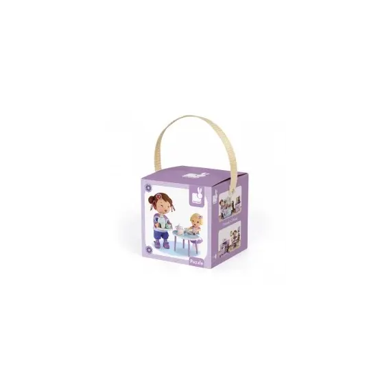 ასაწყობი ფაზლი Janod Set of 2 puzzles  Lola arranges a tea party J02769 - Primestore.ge