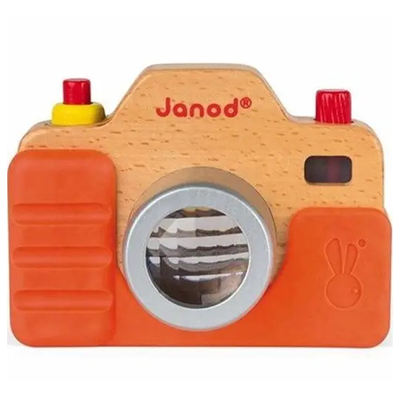 სათამაშო ხის ფოტოაპარატი Janod Camera with sound J05335  - Primestore.ge