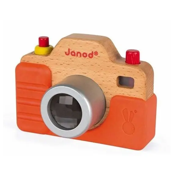 სათამაშო ხის ფოტოაპარატი Janod Camera with sound J05335 , 2 image - Primestore.ge