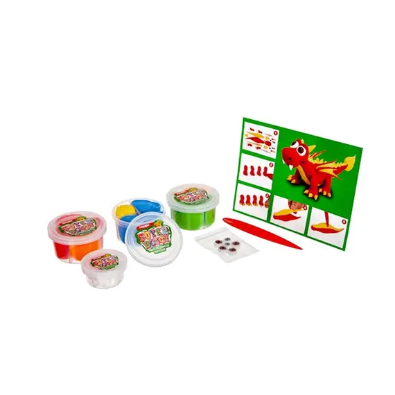 სუპერ PAULINDA Super Dough Paulinda 3 in 1 Cool dragon , 2 image - Primestore.ge