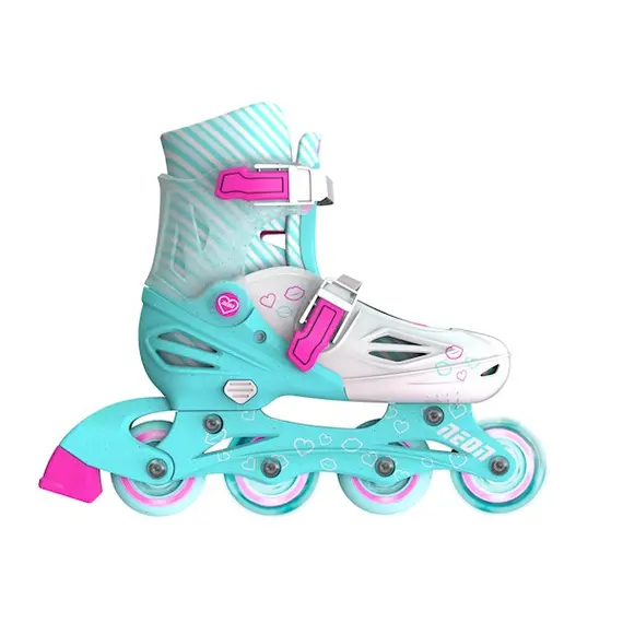 როლიკები NEON COMBO SKATES (SIZE 12-2) TEAL PINK 4L/13L/16L CL 4PK , 2 image - Primestore.ge