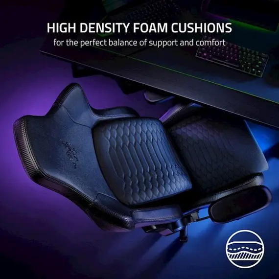 გეიმერული სავარძელი RAZER Gaming chair Iskur Black , 2 image - Primestore.ge