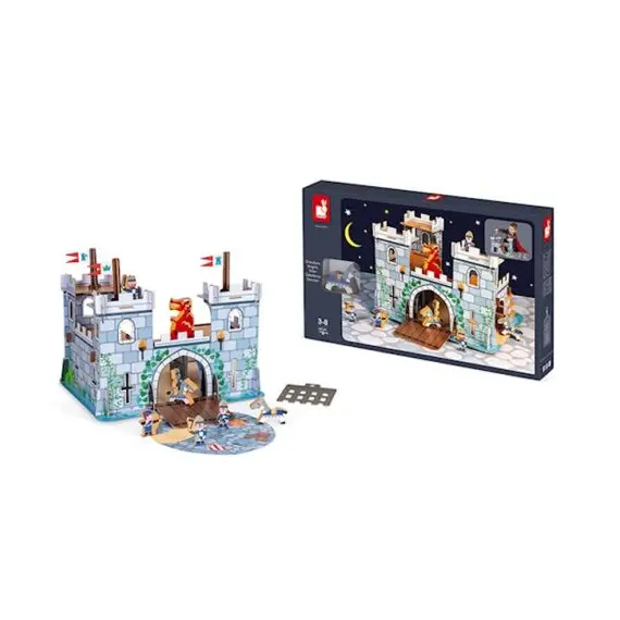 სათამაშო სასახლის ნაკრები Janod Story Fortified Castle , 2 image - Primestore.ge