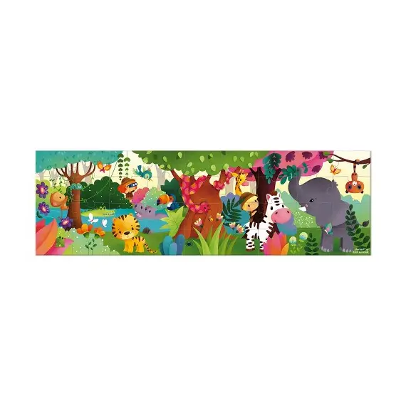 ასაწყობი ფაზლი Janod Puzzle Jungle 36 эл. J02729 , 3 image - Primestore.ge