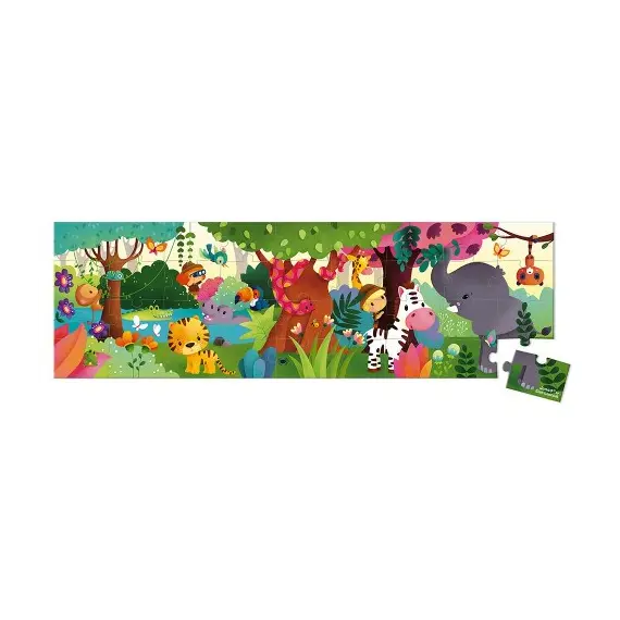 ასაწყობი ფაზლი Janod Puzzle Jungle 36 эл. J02729 , 4 image - Primestore.ge