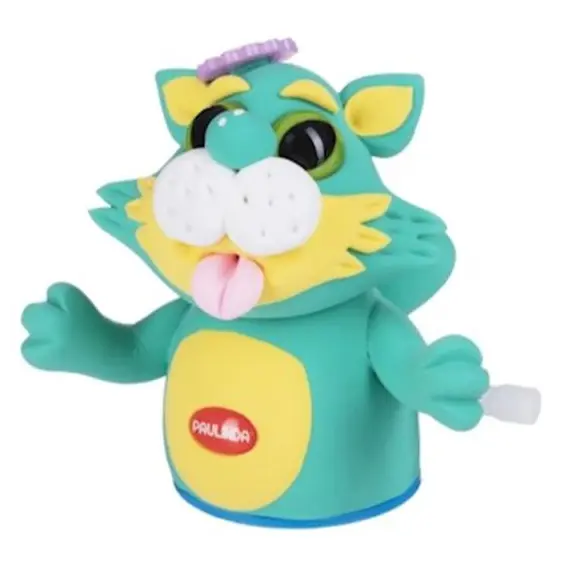 სუპერ PAULINDA Super Dough Circle Baby Crafting Tool, step-rotatind machine, eyes green  - Primestore.ge