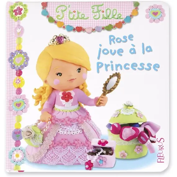 ასაწყობი ფაზლი Janod Set of 2 puzzles  Rose plays Princess J02770 , 4 image - Primestore.ge