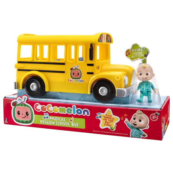 სათამაშო ავტობუსი CoComelon Feature Vehicle (Yellow School Bus) , 3 image - Primestore.ge