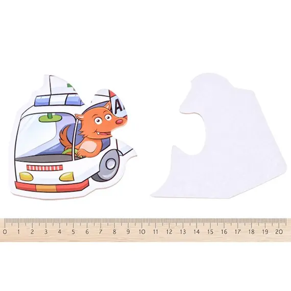 სათამაშო ფაზლი Same Toy Puzzles Highsun Vehicles 88060Ut , 4 image - Primestore.ge