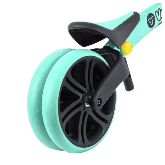 საბავშვო ველოსიპედი YVolution Junior Balance Bike 2018Refresh Green 4L/13L CL 2PK , 2 image - Primestore.ge