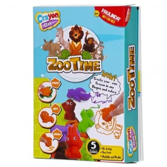 ნაკრები Paulinda crayon clay-coloring book PL-194002  - Primestore.ge