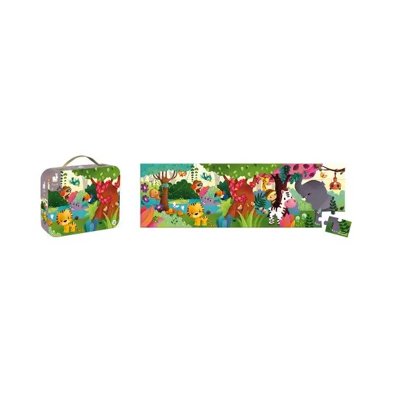 ასაწყობი ფაზლი Janod Puzzle Jungle 36 эл. J02729 , 2 image - Primestore.ge
