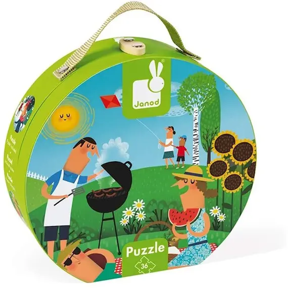 ასაწყობი ფაზლი Janod  Jazz puzzle of 4 of the season J02728  - Primestore.ge