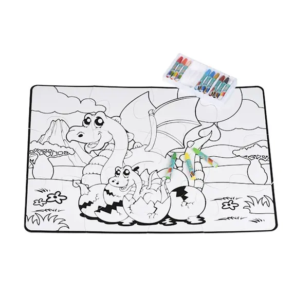 ფაზლი და გასაფერადებელი Same Toy Paint Puzzle Game 2162Ut , 3 image - Primestore.ge