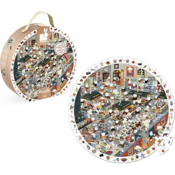 ასაწყობი ფაზლი Janod puzzle Restaurant kitchen J02794 , 3 image - Primestore.ge