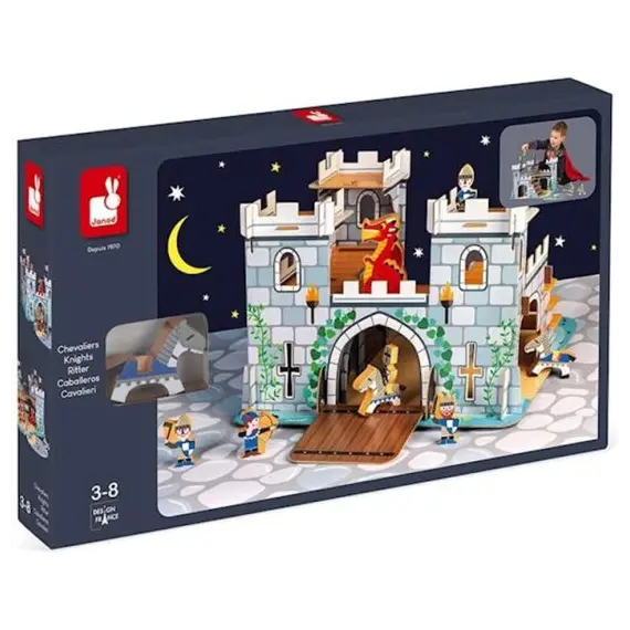 სათამაშო სასახლის ნაკრები Janod Story Fortified Castle  - Primestore.ge
