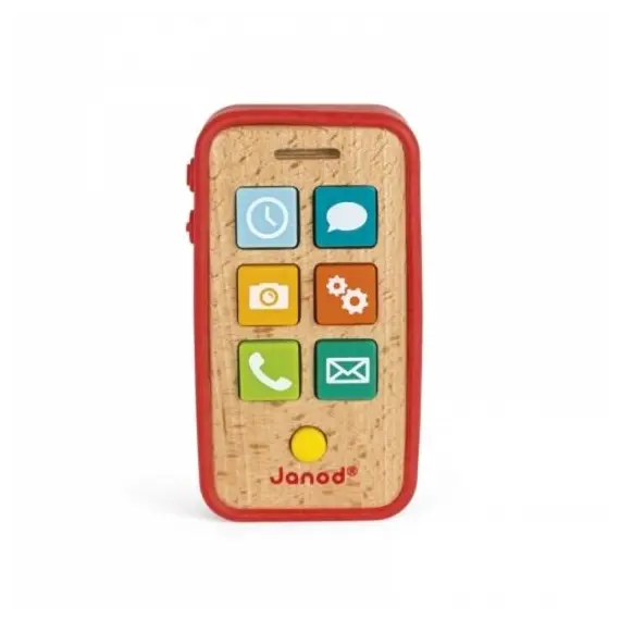 სათამაშო ტელეფონი Janod Phone with sound J05334 , 2 image - Primestore.ge