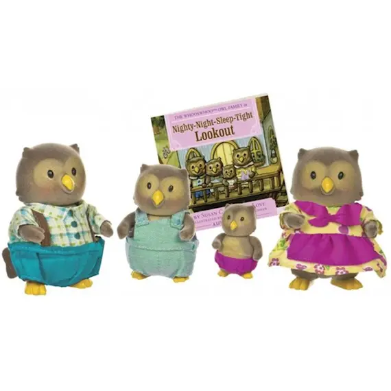 Set of owls Li`l Woodzeez OWL FAMILY 6007M, 3 image