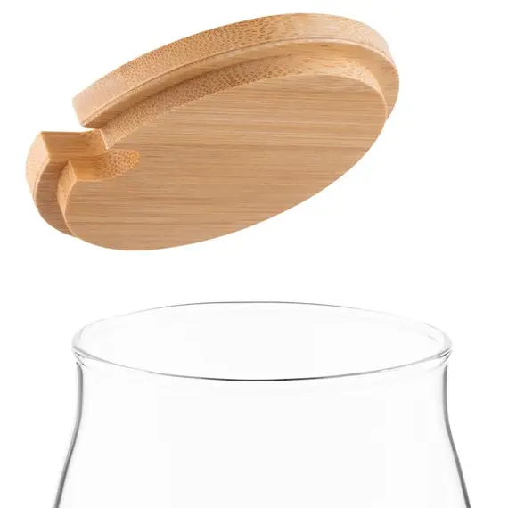 ქილა Ardesto Jar Fresh Sugar 500 ml, glass, bamboo , 3 image - Primestore.ge