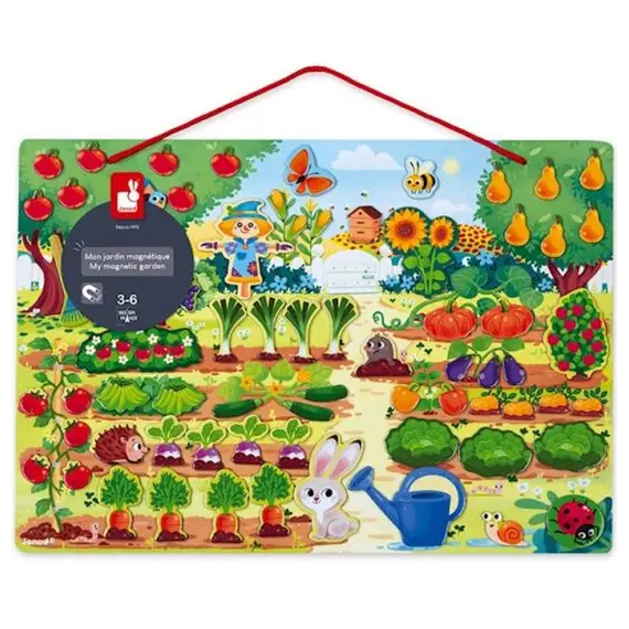 სათამაშო ბოსტანი Janod My Magnetic Garden  - Primestore.ge