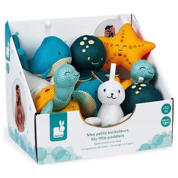 აბაზანის ღრუბელი Janod Bathing sponge Octopus J04728-5 , 3 image - Primestore.ge