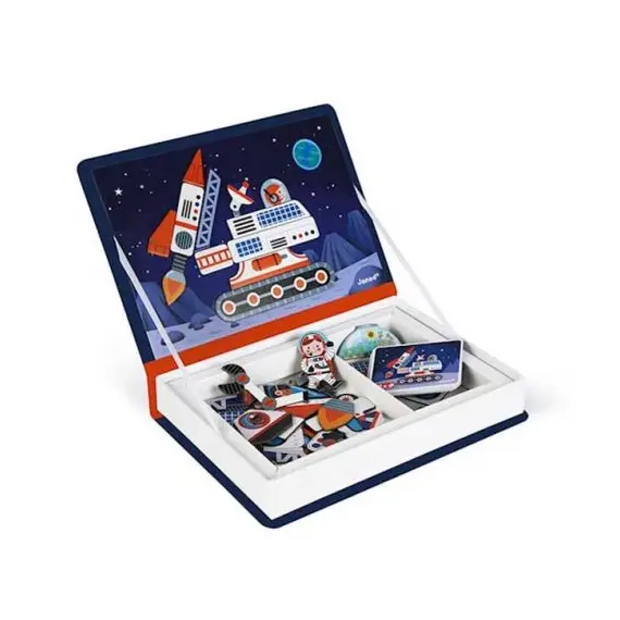 ლოგიკური თამაში Janod Cosmos Magnetic book , 2 image - Primestore.ge