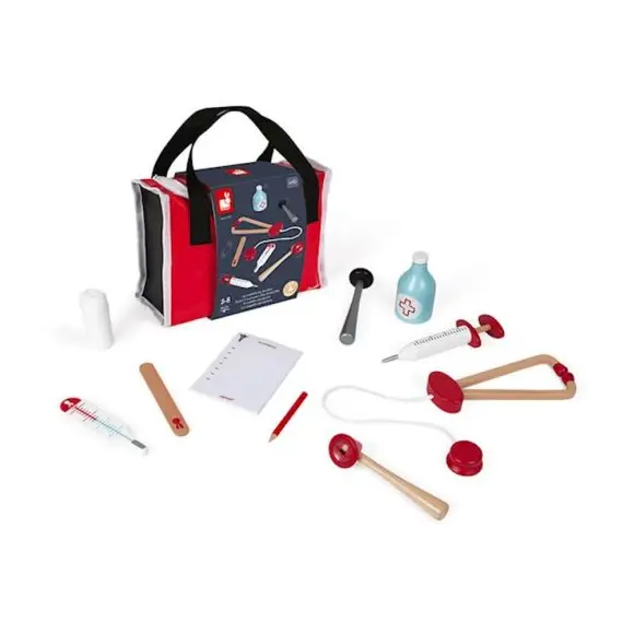 Medical set Janod Game set Janod Doctor's suitcase J06513, 4 image