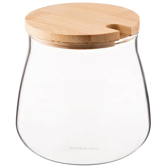 ქილა Ardesto Jar Fresh Sugar 500 ml, glass, bamboo , 2 image - Primestore.ge
