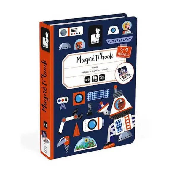 ლოგიკური თამაში Janod Cosmos Magnetic book , 4 image - Primestore.ge