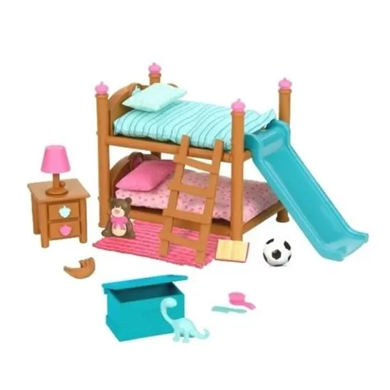 სათამაშო ნაკრები Li`l Woodzeez BUNK BED, KIDS ROOM 6169Z - Primestore.ge