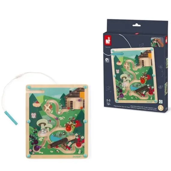 ლაბირინთი Janod Forest magnetic maze  - Primestore.ge