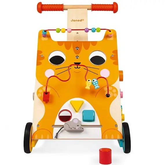 საბავშვო ვოლქერი Janod Multi-Activities Cat Baby Walker , 5 image - Primestore.ge
