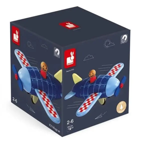 Airplane Janod Designer magnetic Airplane J05205, 4 image