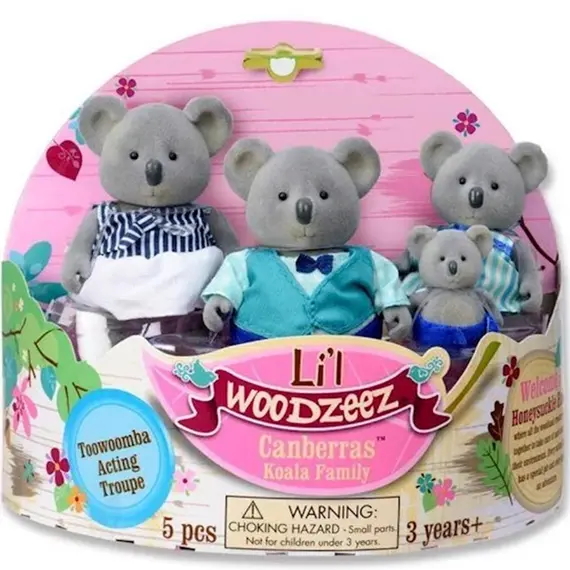 Set of koalas Li`l Woodzeez KOALA FAMILY 6155M